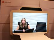 Polycom網(wǎng)真技術(shù)打造身臨其境視頻會(huì)議