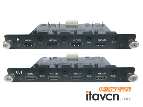 寬博新推4路HDMI音頻信號混合矩陣板卡